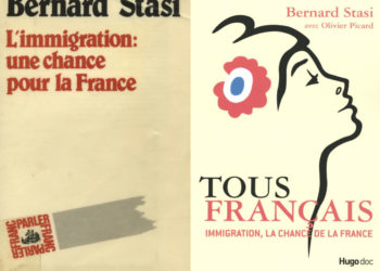 Bernard Stasi, L'immigration, une chance pour la France, Paris, Robert Laffont, 1992 ; avec Olivier Picard, Tous Français. Immigration, la chance de la France, Paris, Hugo Doc, 2007.