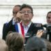 Jean-Luc Mélenchon, place de la République (Paris) 12 juillet 2017 (EPA/Étienne Laurent)